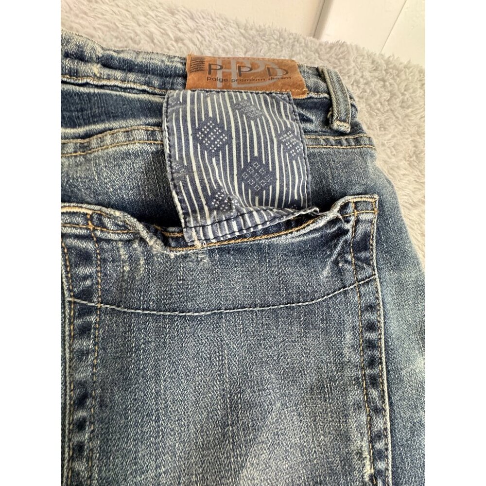 Paige Premium Denim PPD Jrg Relaxed Fit Jeans Size 31 Mens Blue Cotton Blend NWT - Picture 7 of 16
